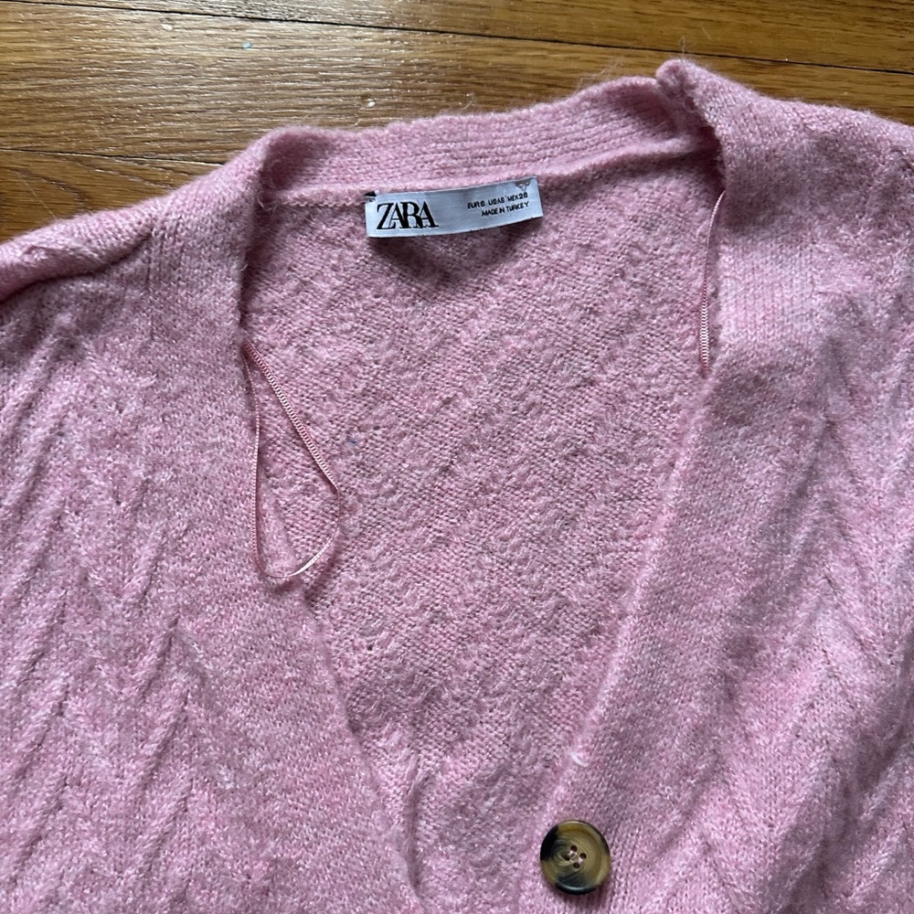 ZARA Pink Cardigan - Picture 3 of 4
